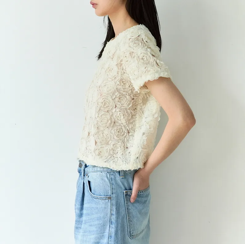 Sienne  |Street Style Plain Short Sleeves Shirts & Blouses