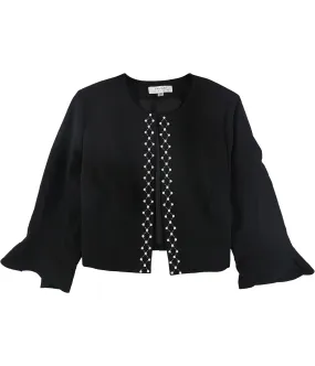 Tahari Womens Pearl Embellished Blazer Jacket