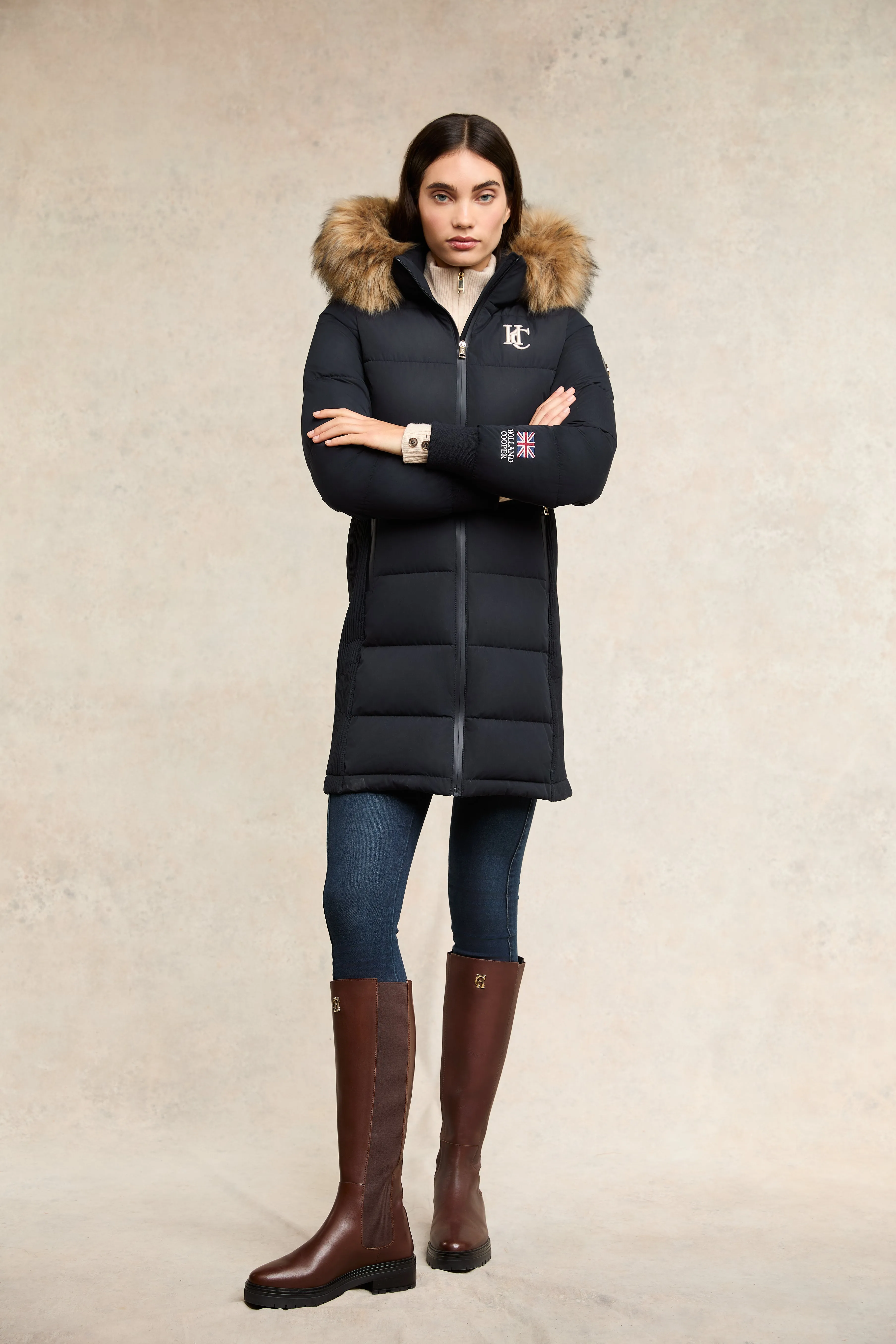 Team Padded Coat (Ink Navy)