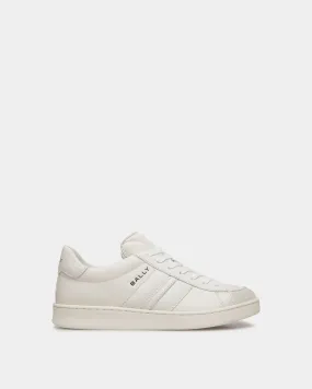 Tennis Sneaker In White Leather 