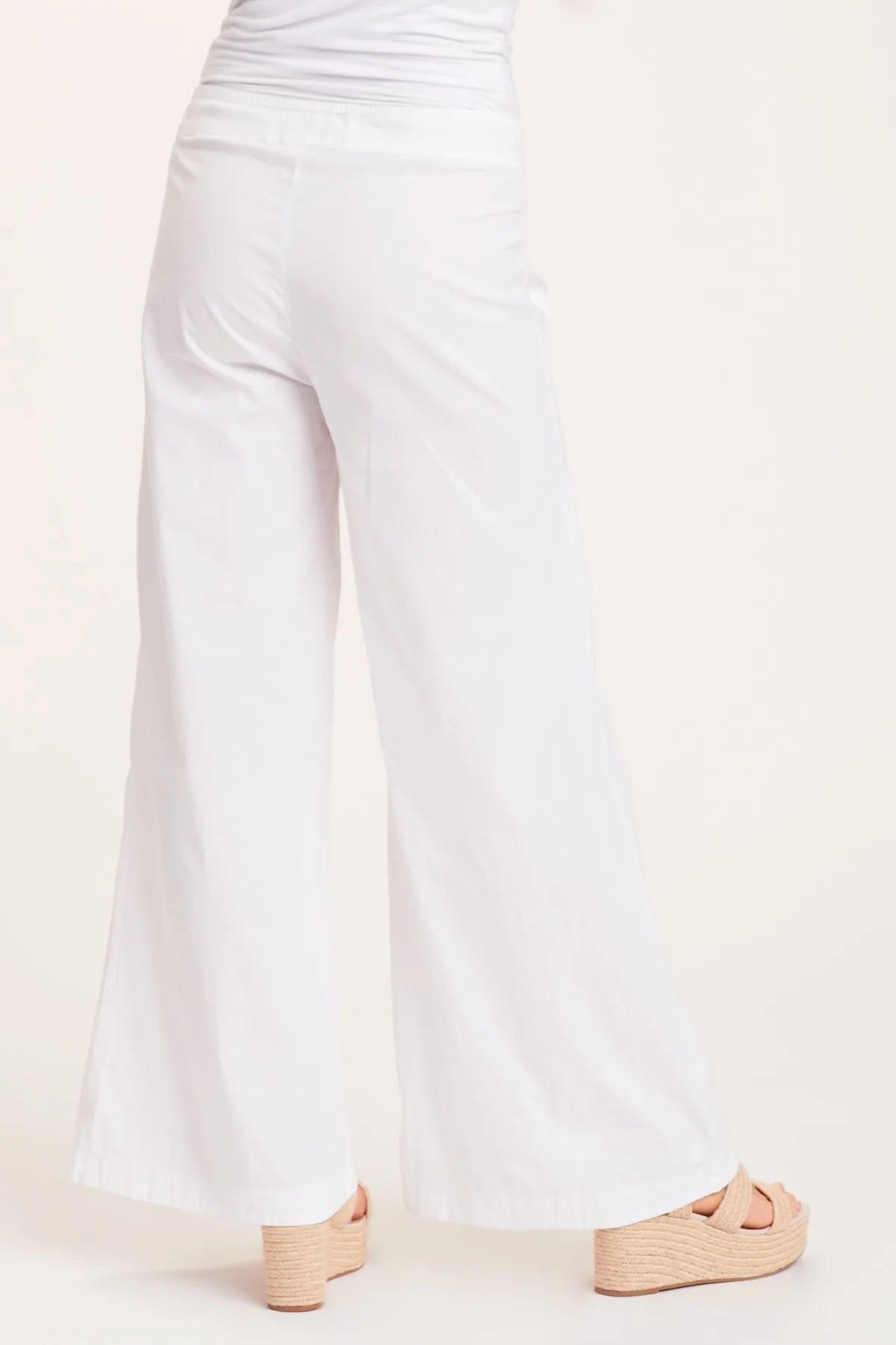 Terraced Wide Leg Pant