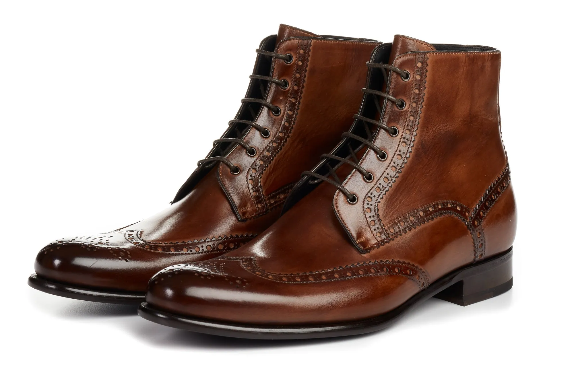 The Reynolds Wingtip Boot - Brown