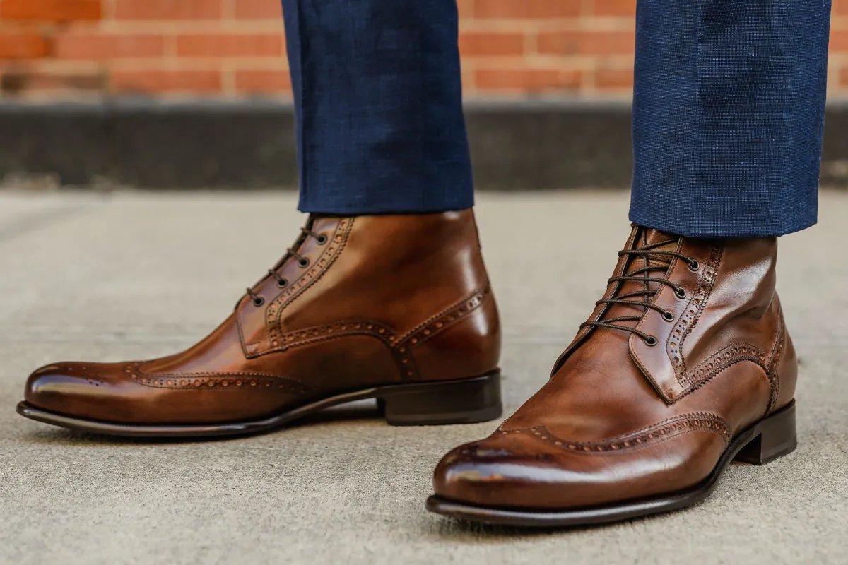 The Reynolds Wingtip Boot - Brown