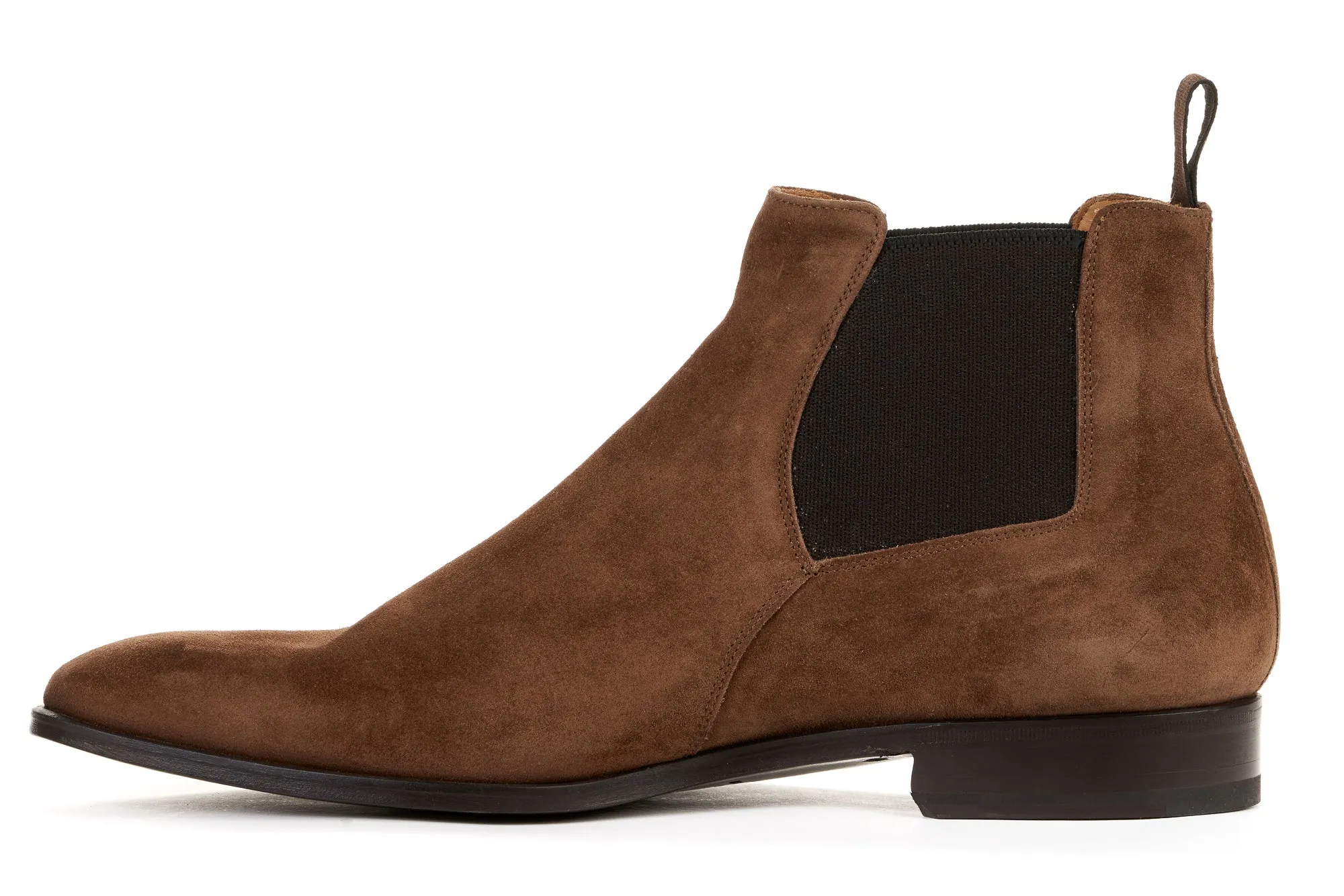 The Wayne Low-Cut Chelsea Boot - Martora Suede