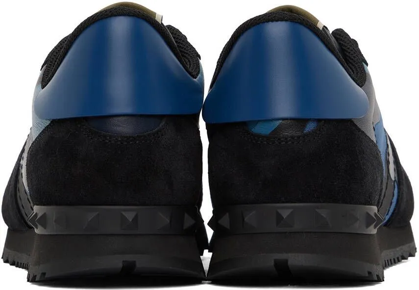 Valentino Garavani Blue Rockrunner Sneaker