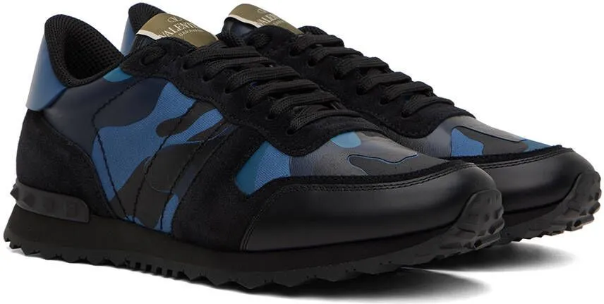 Valentino Garavani Blue Rockrunner Sneaker