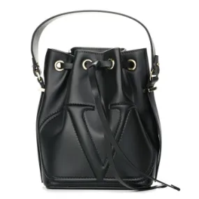 Valentino Garavani Valentino Small VLOGO Bucket Bag Black -23%