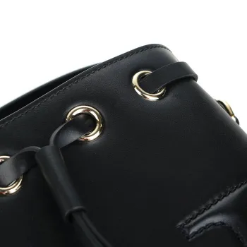 Valentino Garavani Valentino Small VLOGO Bucket Bag Black -23%