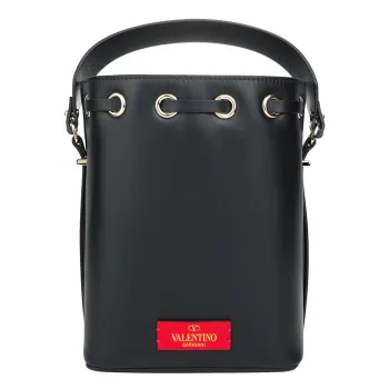 Valentino Garavani Valentino Small VLOGO Bucket Bag Black -23%