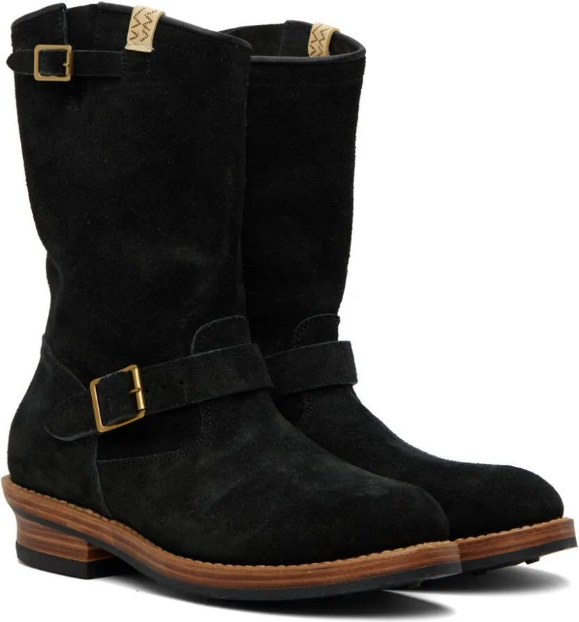 Visvim Black 'T.W.O BOOTS-Folk' Chelsea Boots