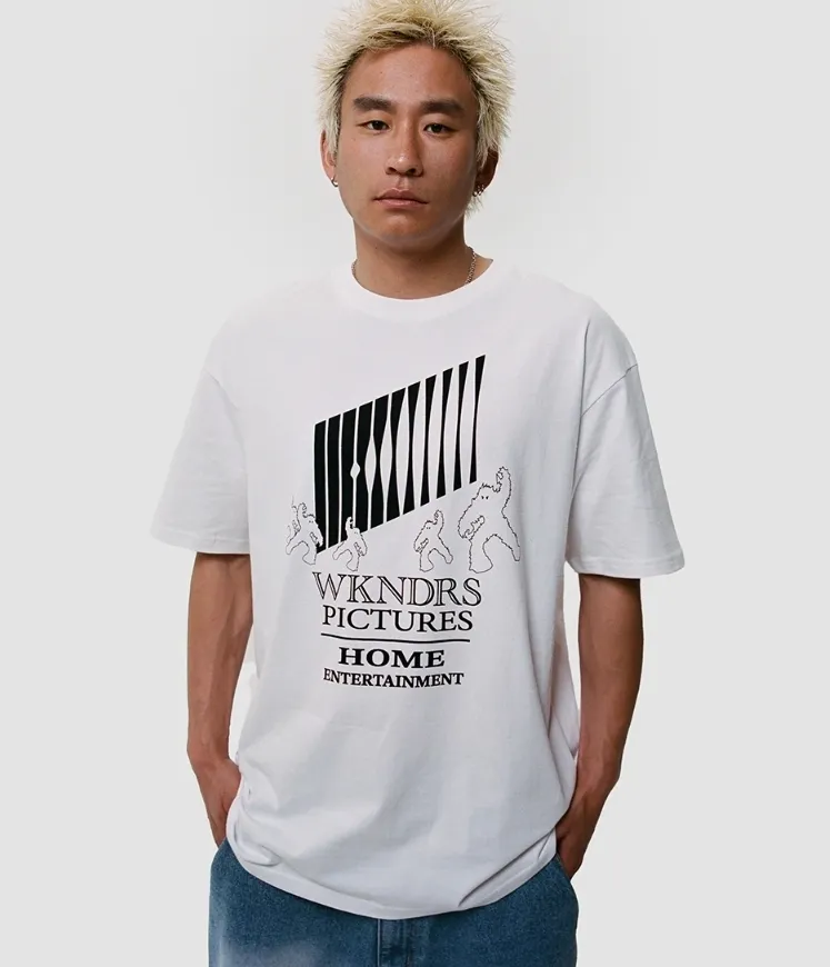 WKNDRS  |Street Style Plain Cotton Short Sleeves Logo T-Shirts