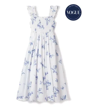 Women's Indigo Floral Margaux Dress