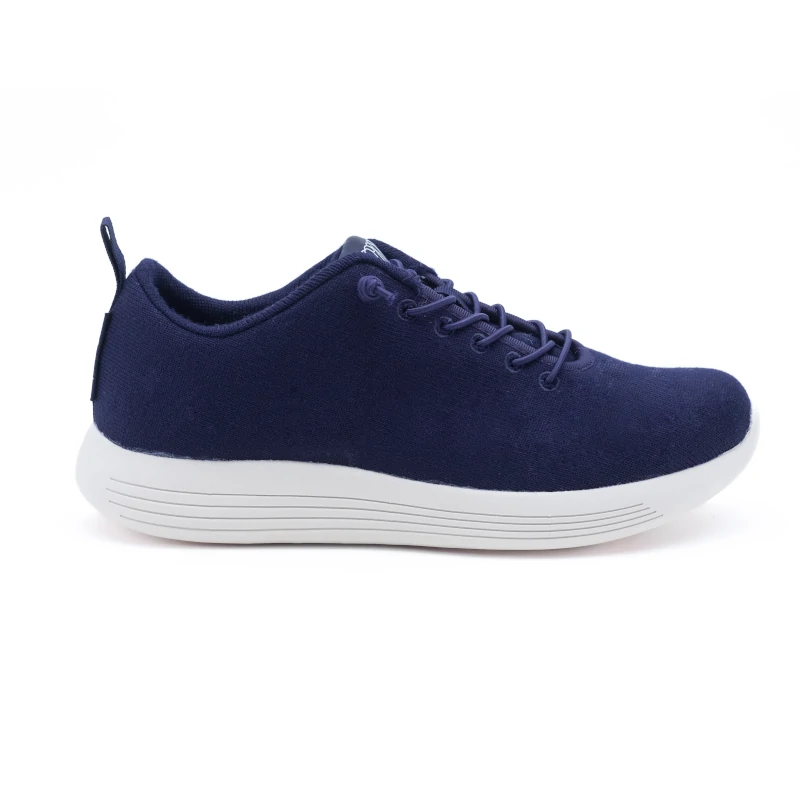 Woolloomooloo Cheviot Wool Sneaker – Navy