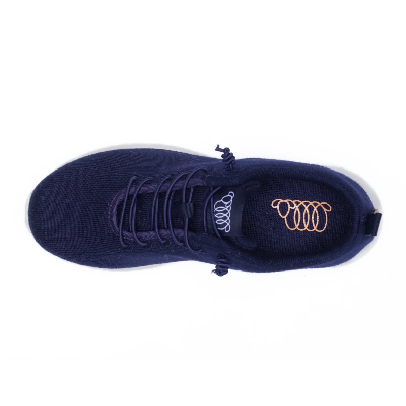 Woolloomooloo Cheviot Wool Sneaker – Navy