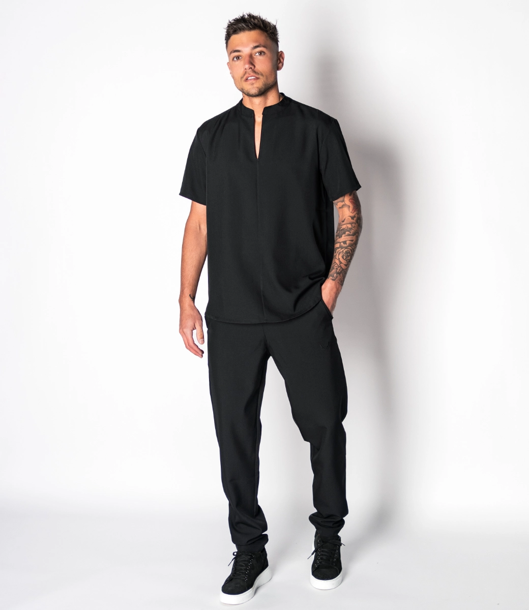 Zumo Regular Fit T-Shirts YURI Black