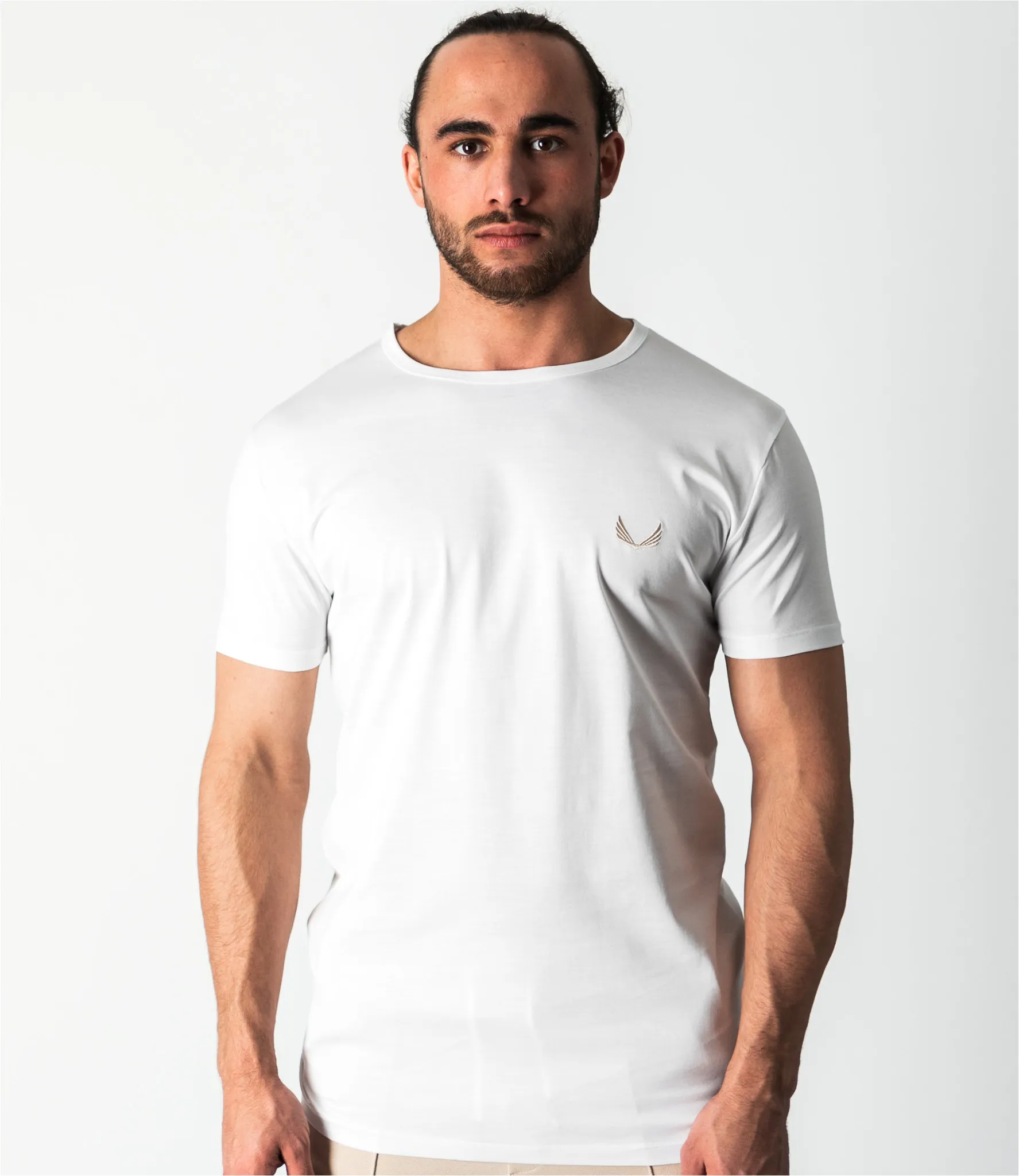 Zumo Slim Fit T-shirts HILLSBORO-LOGO White